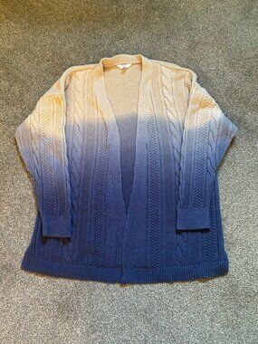 Time & Tru Ombre' Cardigan